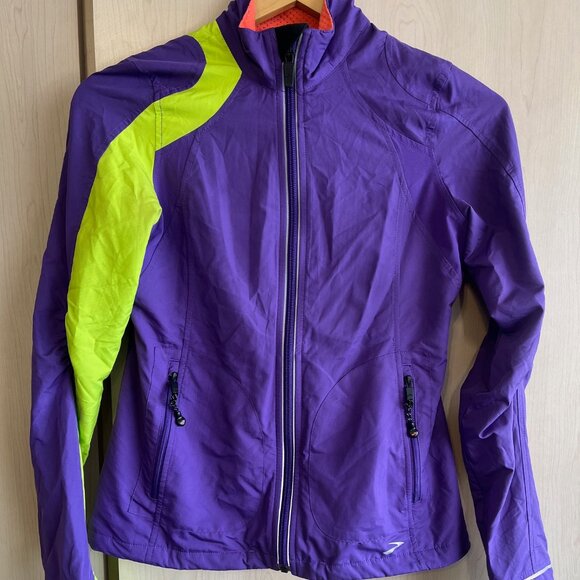 Brooks Women’s Shelter‎ Technology Purple Running Jogging Jacket Size XS X-Small - Picture 1 of 8